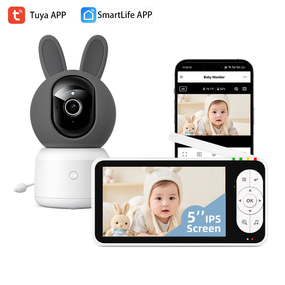 Audio Detect Music - 5-calowy ekran 1080P, inteligentny monitor dla