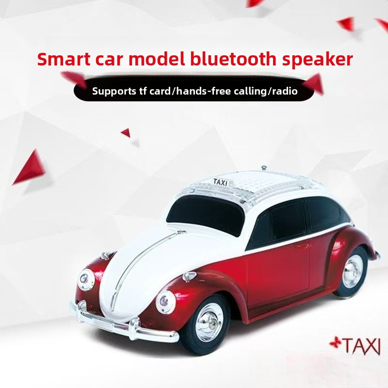 Audio Music Spotify - Model samochodu Beetle, głośnik Bluetooth, odtwarzacz