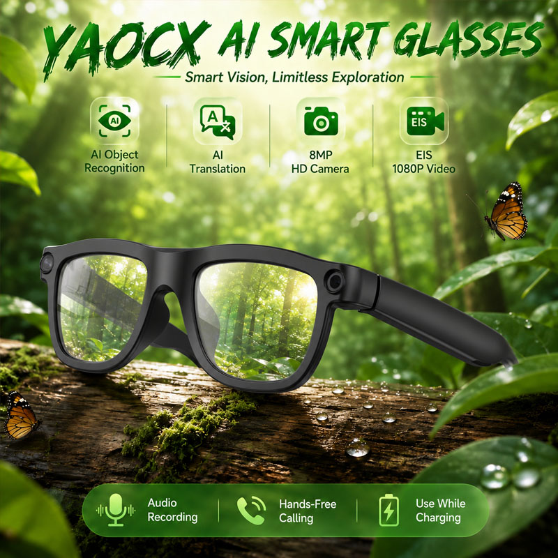 Audio Music Voice - Inteligentne okulary AI z funkcją tłumaczenia,