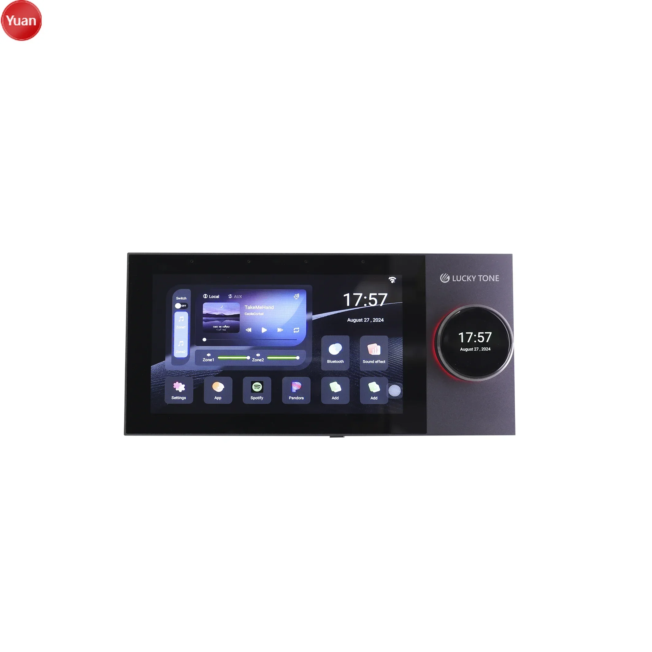 Audio Music For Background - Wzmacniacz Ścienny M Tuya Zigbee Panel