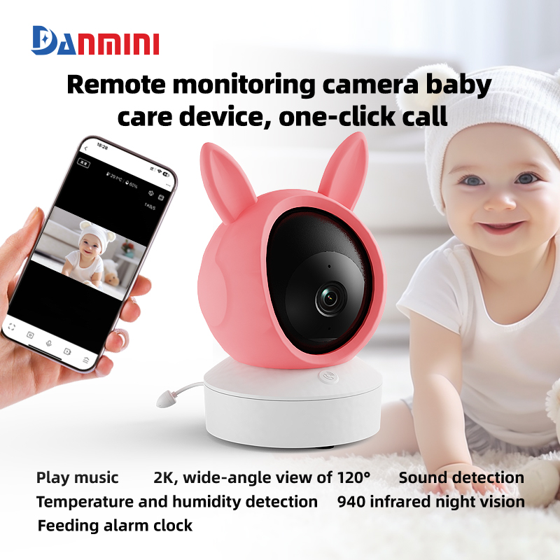 Audio Detect Music - Niania elektroniczna Danmini 1080P, zdalne sterowanie