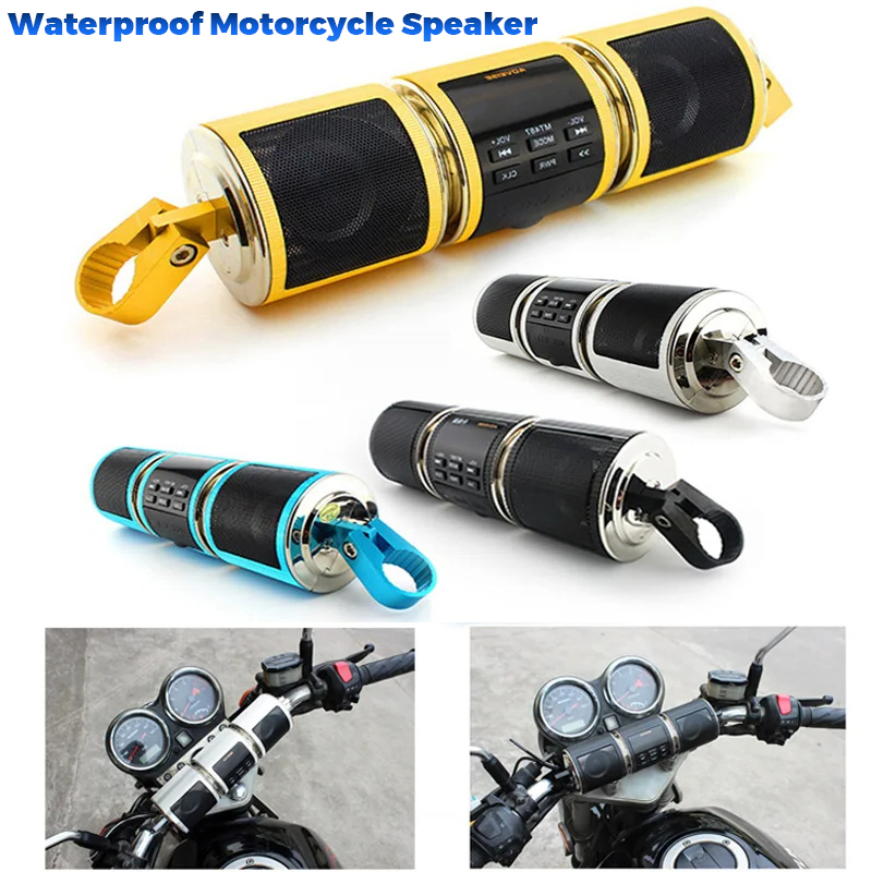 Audio Music Free Mp3 - Motocyklowe radio FM AUX USB TF