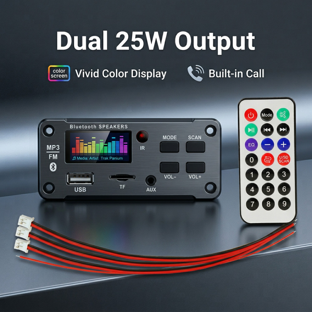 Audio Music Free Mp3 - Wzmacniacz 50W Bluetooth MP3 WMA WAV