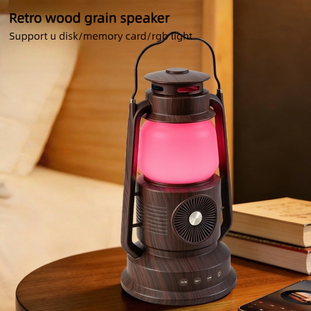 Audio Music Spotify - Głośnik Bluetooth w stylu vintage, przenośna