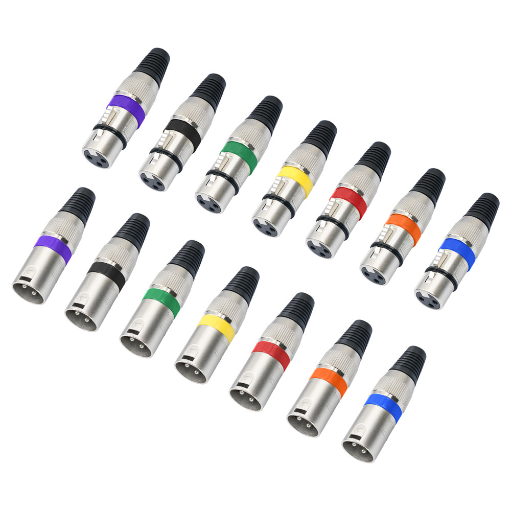 Cable Xlr Balanced - Złącze XLR 3-pinowe, obudowa ze stopu