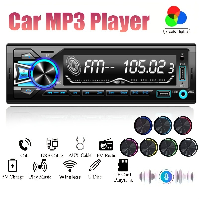 Audio Without Music - Radio samochodowe 1DIN FM, cyfrowe radio