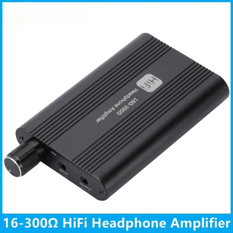 Audio Without Music - Wzmacniacz słuchawkowy HiFi 16-300Ω, mini wzmacniacz