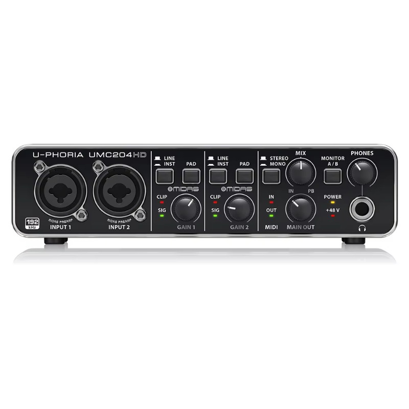 Behringer UMC204HD 2-wejściowy – Audio Without Music recenzja i cena