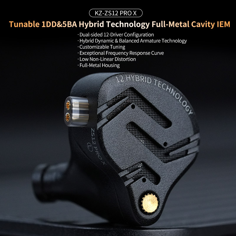KZ ZS12 PRO X Metal Earphones  – Music Audio Pro recenzja i cena