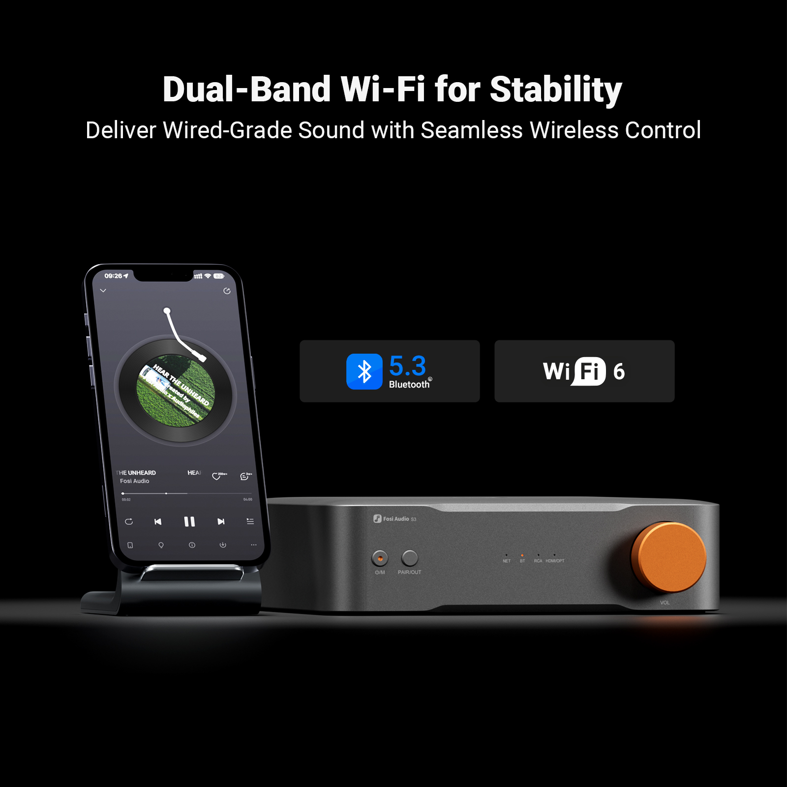 Fosi Audio Hi-Res Music Stream – Audio Without Music recenzja i cena