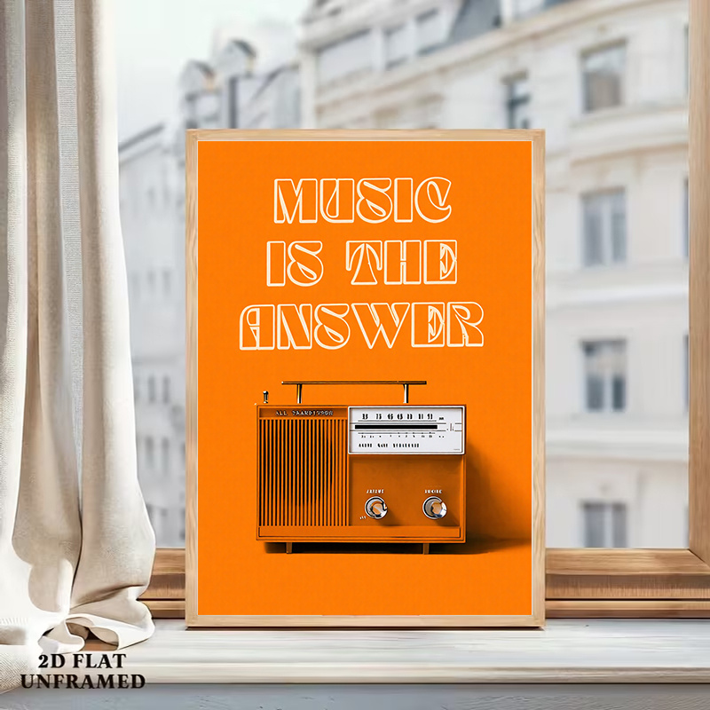Obraz na płótnie bez ramy z mo – Audio Music For Background recenzja i cena