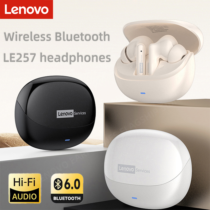 Słuchawki Lenovo LE257 TWS Bez – Audio Music Apple recenzja i cena