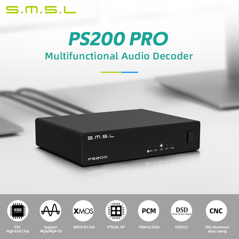SMSL PS200 PRO DAC Wielofunkcy – Music Audio Pro recenzja i cena