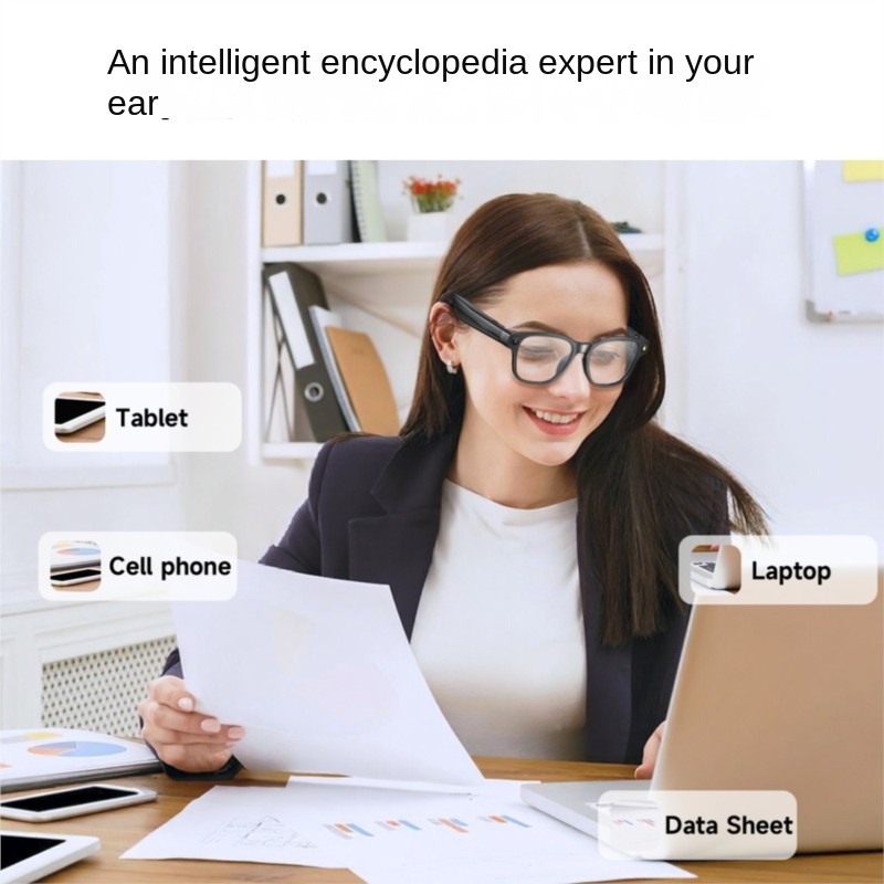 Inteligentne okulary AI z kame – Audio Music Voice recenzja i cena