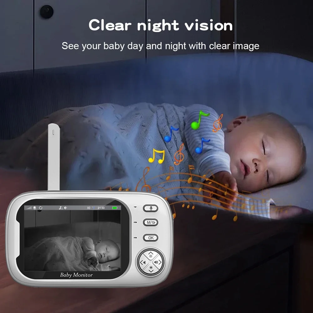 Kamera do monitoringu dziecka  – Audio Detect Music recenzja i cena
