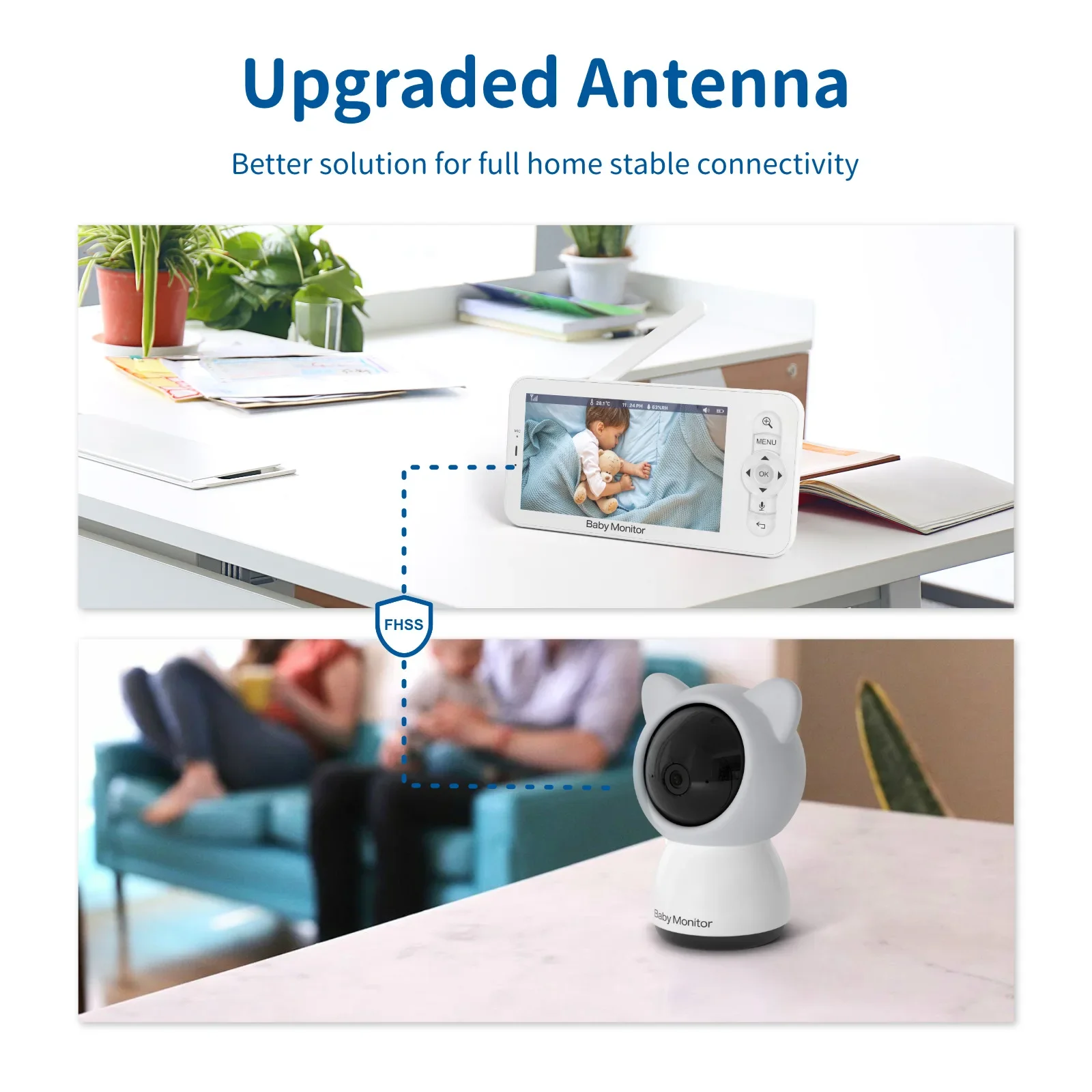 Niania HD 5-calowy LCD Dwukier – Audio Detect Music recenzja i cena