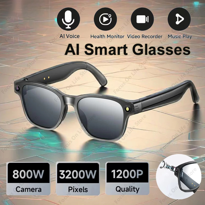Inteligentne okulary AI z 8-me – Audio Music Voice recenzja i cena