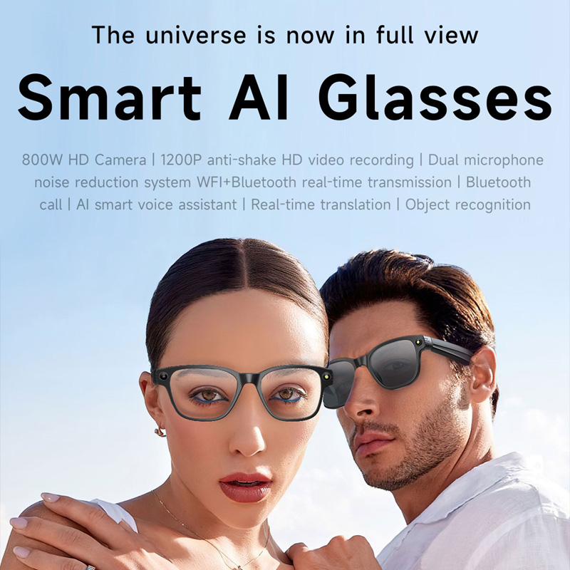 Inteligentne okulary AI z 8-me – Audio Music Voice recenzja i cena