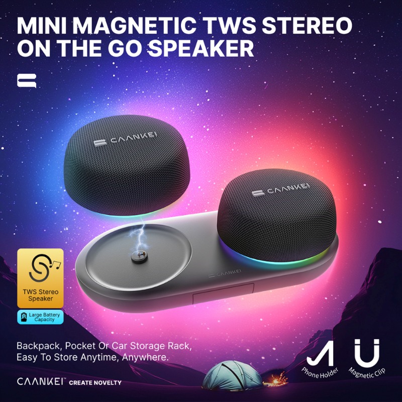 Magnetyczny głośnik Bluetooth  – Audio Music Spotify recenzja i cena