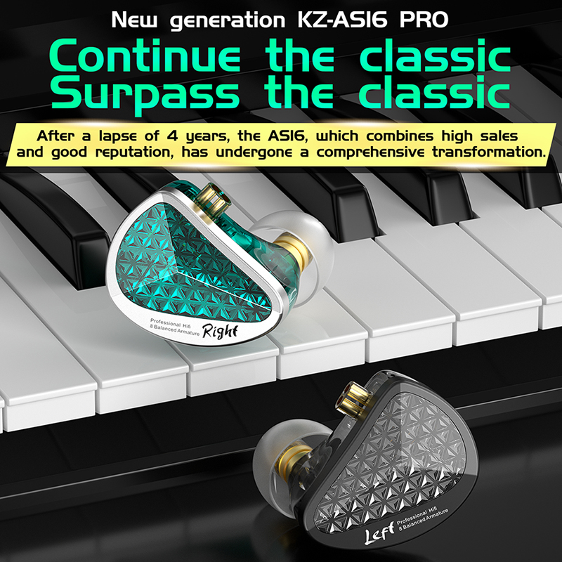KZ AS16 PRO Słuchawki przewodo – Music Audio Pro recenzja i cena